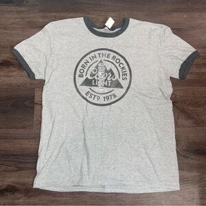 NEW Coors Light Gray Men's T-Shirt